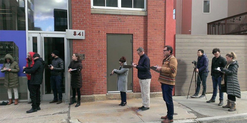 <p>Throughout design, we collect data and conduct experiments like this one outside of our shop.</p>