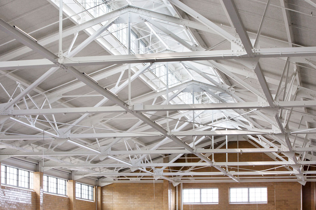 <p>Originally built to be self-ventilating, the bottling house features a lofty ceiling allows heat to rise before exiting through the monitor windows that run the length of the building. <br><small>&copy; Michael Moran/OTTO</small></p>