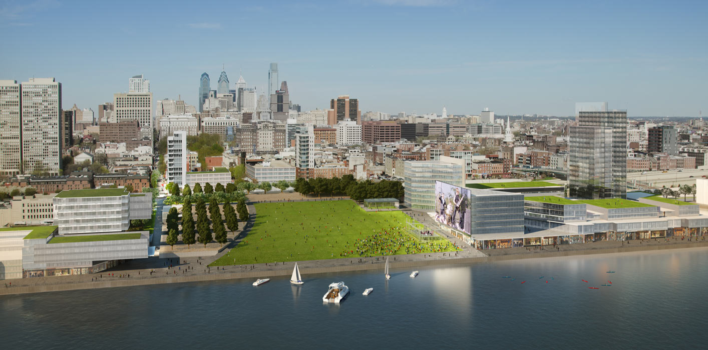 <p>The plan proposes investment in high-quality public spaces, not only to provide valuable recreational, cultural, and entertainment attractions, but also to yield increased value on nearby privately-owned parcels. Higher value on these private parcels will allow property owners and developers to achieve a denser, higher quality reuse of their properties.</p>