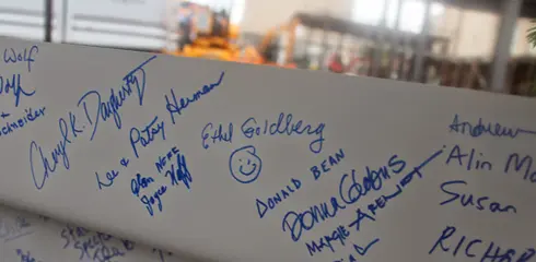 Construction Milestone at Historic Synagogue