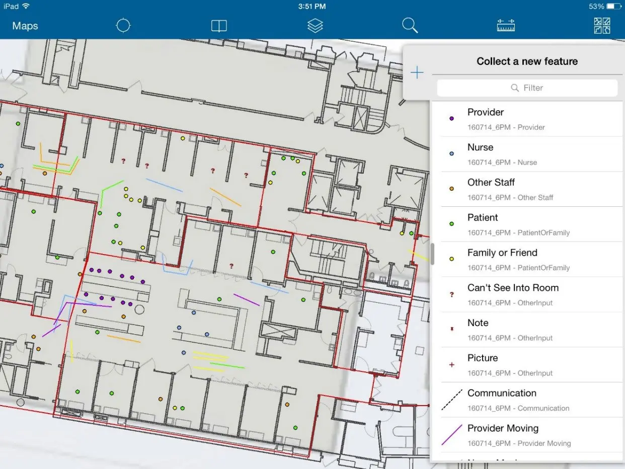 Occupant Mapping at Jefferson Hospital