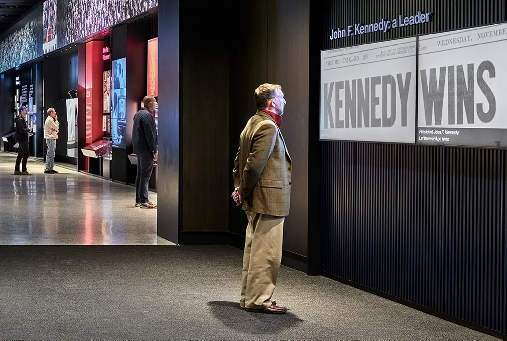 Permanent Exhibition: Art and Ideals, President John F. Kennedy