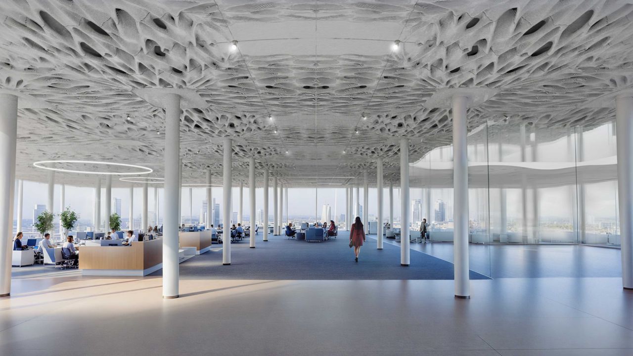 3D Printed Carbon-Absorbing High Performance Building Structure