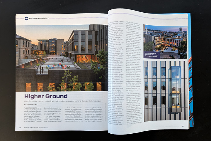 CMU Scaife Hall of Engineering in Architectural Record November 2025